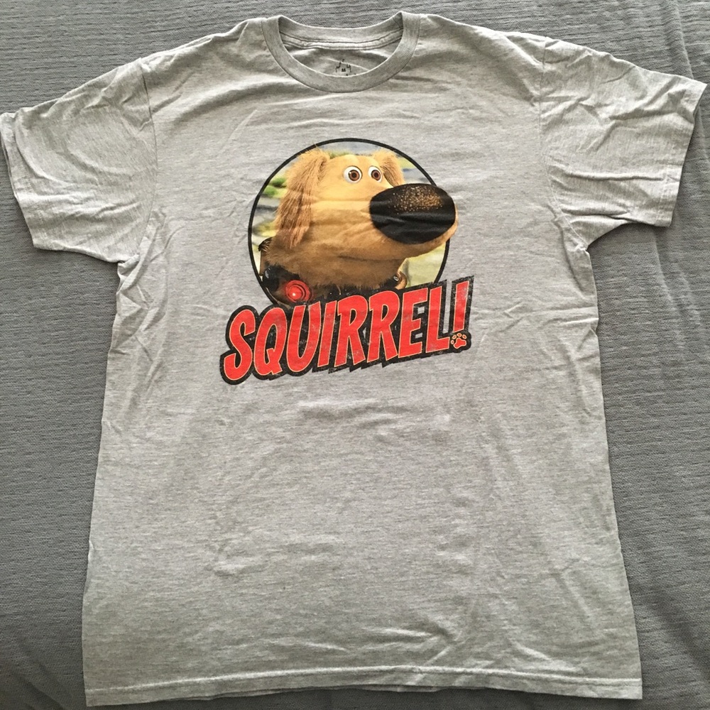 Hanes Men’s Disney/Pixar Up movie quote: Squirrel!